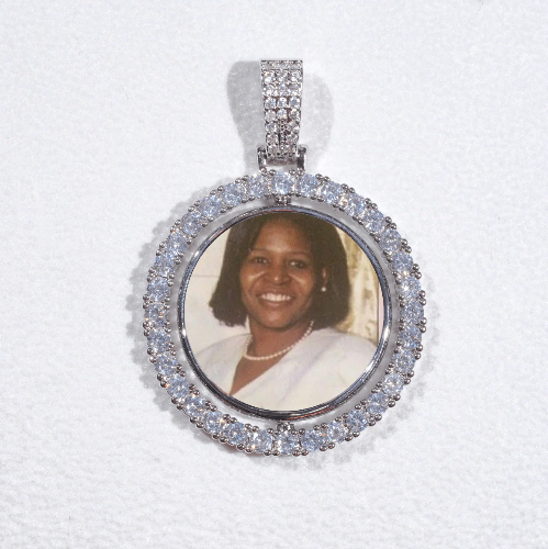 3D Spinning 2-Faced Custom Picture Pendant