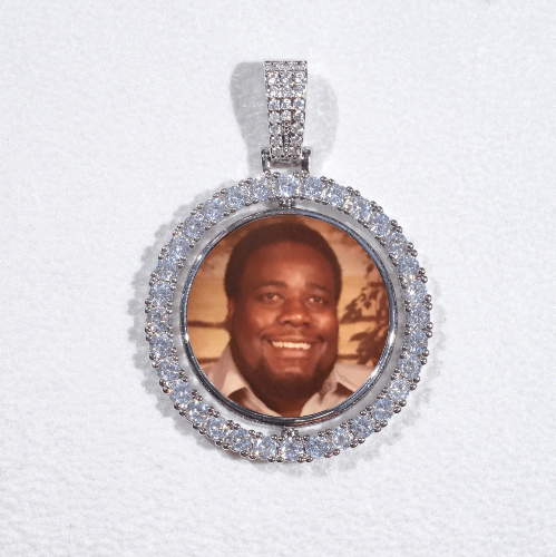 3D Spinning 2-Faced Custom Picture Pendant