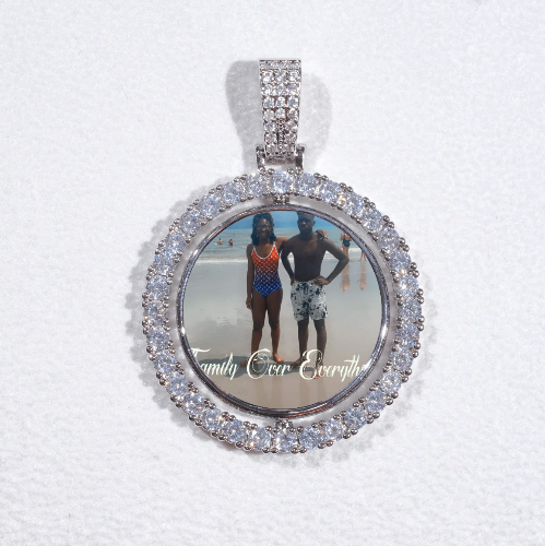 3D Spinning 2-Faced Custom Picture Pendant