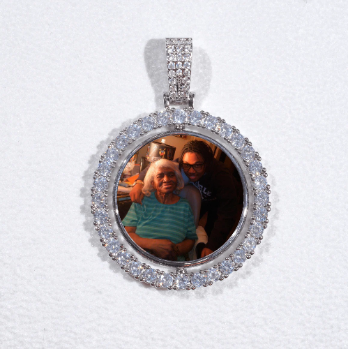 3D Spinning 2-Faced Custom Picture Pendant