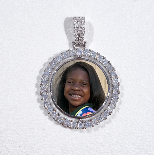 3D Spinning 2-Faced Custom Picture Pendant