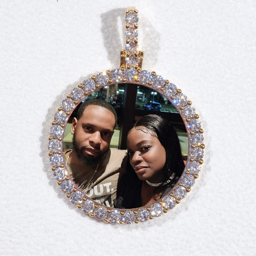 3D CIRCLE CUSTOM PICTURE PENDANT SMALL SIZE