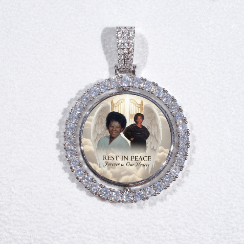 3D Spinning 2-Faced Custom Picture Pendant