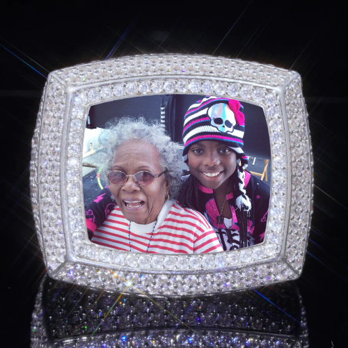 3D CUSTOM PICTURE ICED RING
