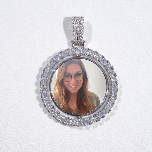 3D Spinning 2-Faced Custom Picture Pendant