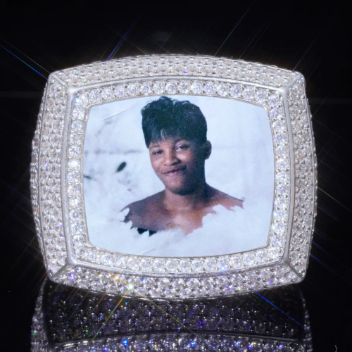 3D CUSTOM PICTURE ICED RING