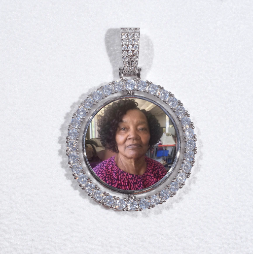 3D Spinning 2-Faced Custom Picture Pendant