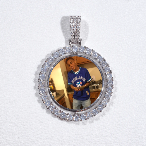 3D Spinning 2-Faced Custom Picture Pendant