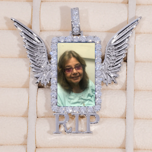 RIP WING 3D CUSTOM PICTURE PENDANT