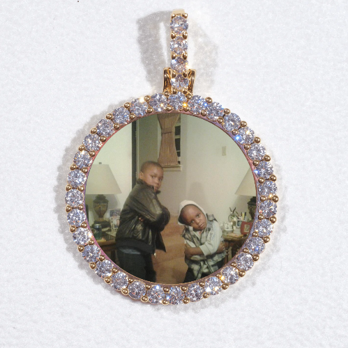 3D CIRCLE CUSTOM PICTURE PENDANT SMALL SIZE