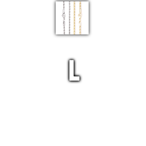 Custom Letters Baguette Two Layer Necklace