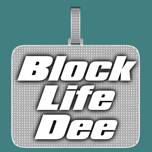 CUSTOM LETTER NECKLACE 3D BIG SQUARE