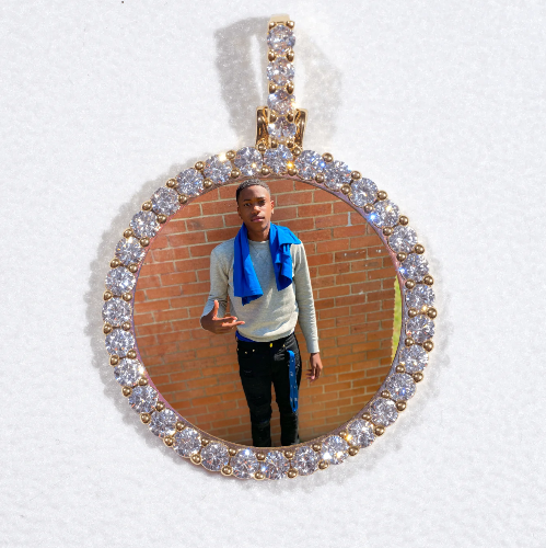 3D CIRCLE CUSTOM PICTURE PENDANT SMALL SIZE