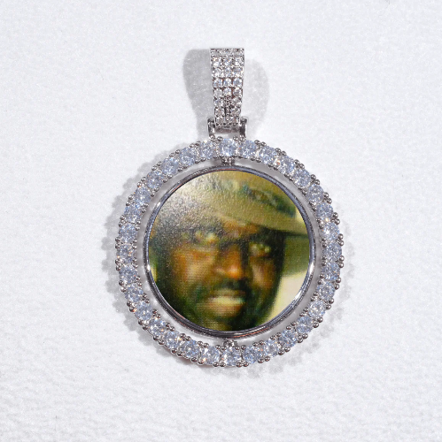 3D Spinning 2-Faced Custom Picture Pendant