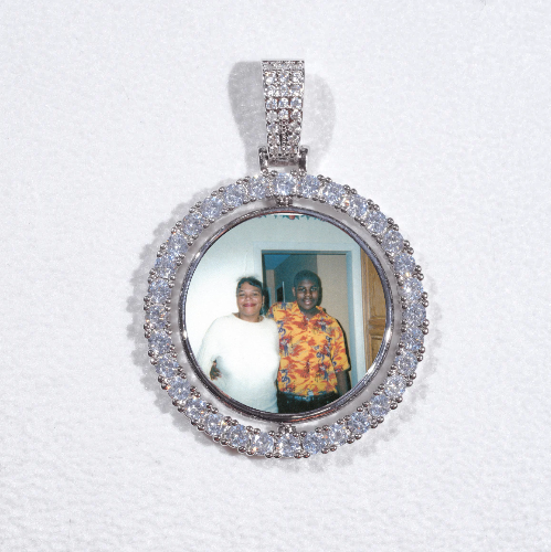 3D Spinning 2-Faced Custom Picture Pendant