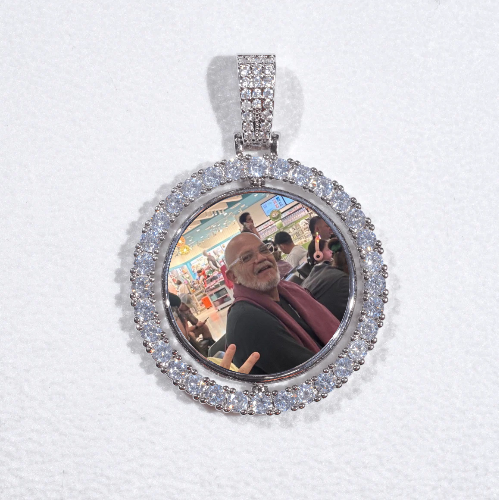 3D Spinning 2-Faced Custom Picture Pendant