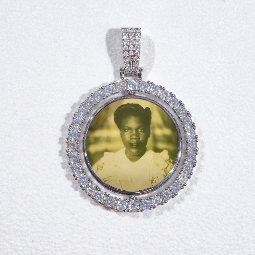 3D Spinning 2-Faced Custom Picture Pendant