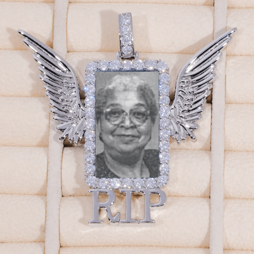 RIP WING 3D CUSTOM PICTURE PENDANT