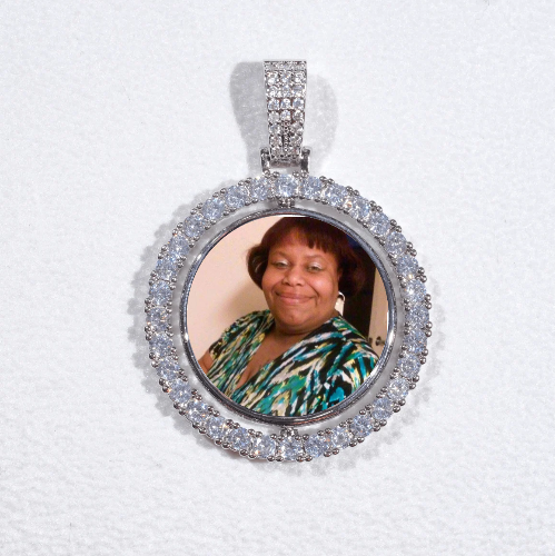 3D Spinning 2-Faced Custom Picture Pendant