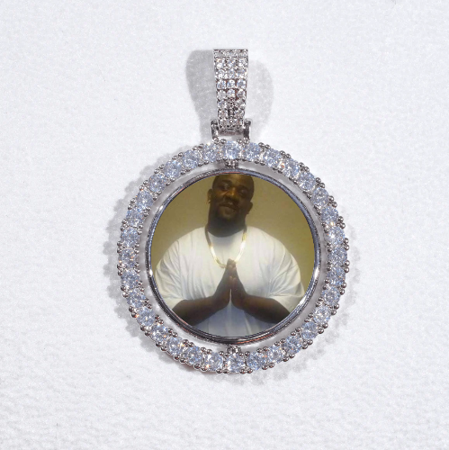 3D Spinning 2-Faced Custom Picture Pendant