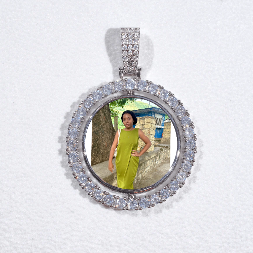 3D Spinning 2-Faced Custom Picture Pendant