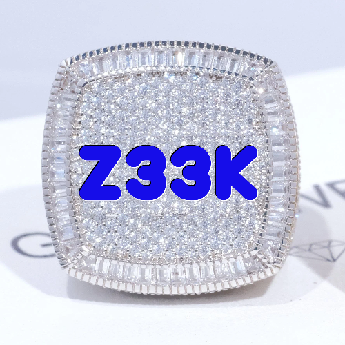 CUSTOM LETTER 3D ICED RING