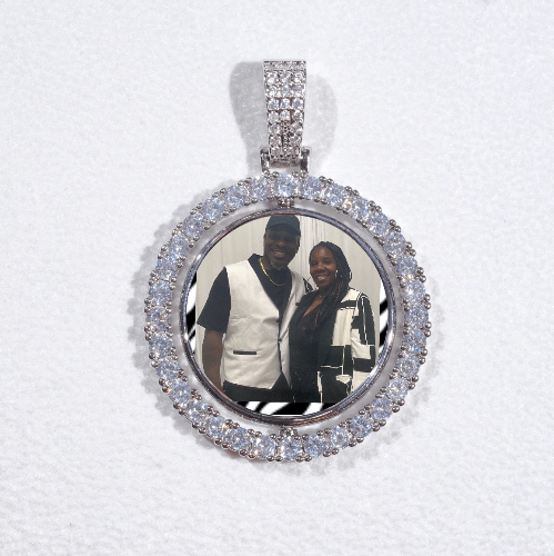 3D Spinning 2-Faced Custom Picture Pendant
