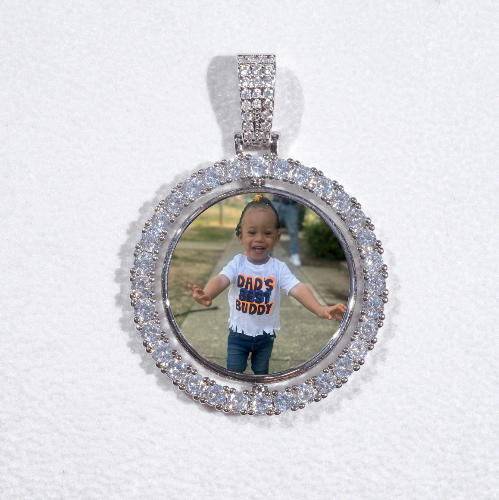 3D Spinning 2-Faced Custom Picture Pendant