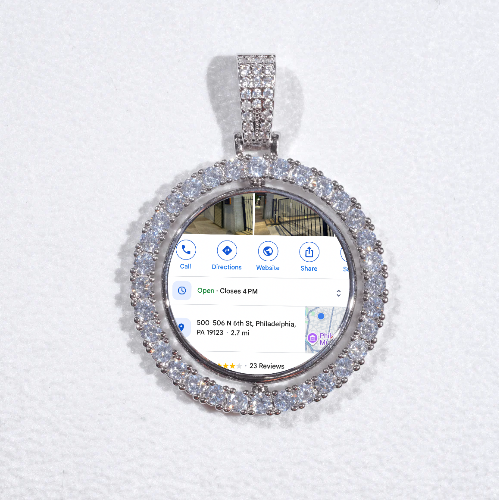 3D Spinning 2-Faced Custom Picture Pendant