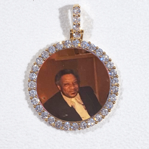 3D CIRCLE CUSTOM PICTURE PENDANT SMALL SIZE