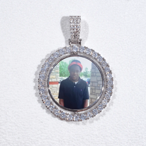 3D Spinning 2-Faced Custom Picture Pendant