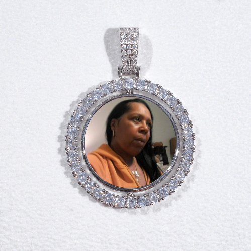 3D Spinning 2-Faced Custom Picture Pendant