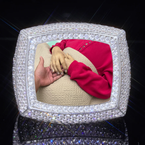 3D CUSTOM PICTURE ICED RING