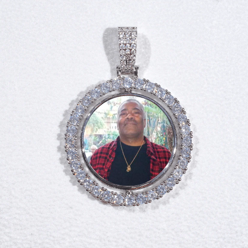 3D Spinning 2-Faced Custom Picture Pendant