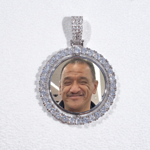 3D Spinning 2-Faced Custom Picture Pendant