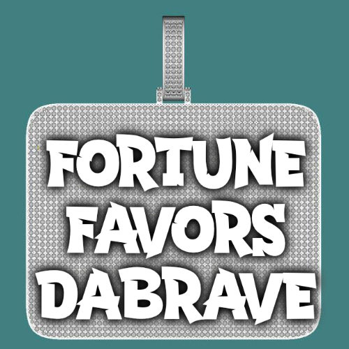 CUSTOM LETTER NECKLACE 3D BIG SQUARE