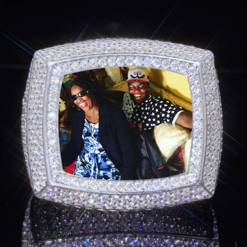 3D CUSTOM PICTURE ICED RING