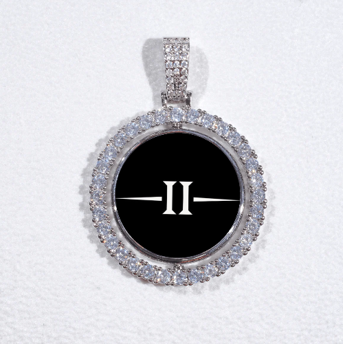 3D Spinning 2-Faced Custom Picture Pendant
