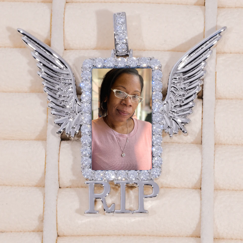 RIP WING 3D CUSTOM PICTURE PENDANT