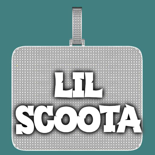 CUSTOM LETTER NECKLACE 3D BIG SQUARE