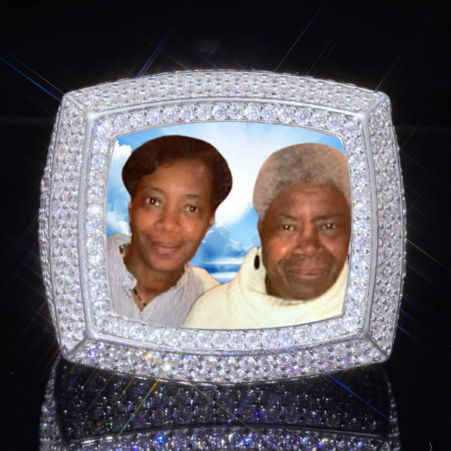 3D CUSTOM PICTURE ICED RING