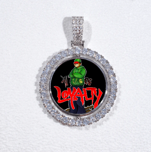 3D Spinning 2-Faced Custom Picture Pendant