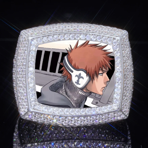 3D CUSTOM PICTURE ICED RING