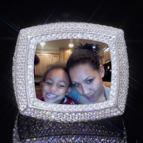 3D CUSTOM PICTURE ICED RING