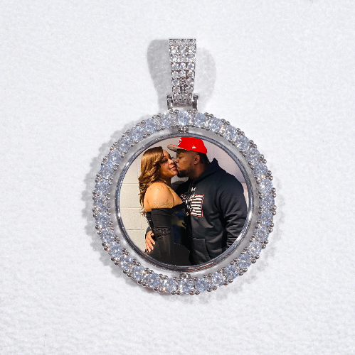 3D Spinning 2-Faced Custom Picture Pendant