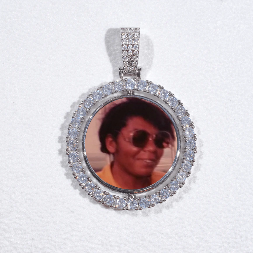 3D Spinning 2-Faced Custom Picture Pendant