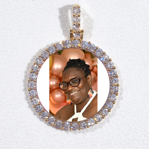 3D CIRCLE CUSTOM PICTURE PENDANT SMALL SIZE