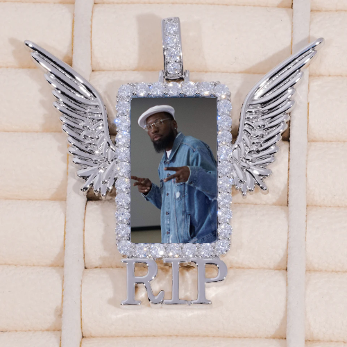 RIP WING 3D CUSTOM PICTURE PENDANT