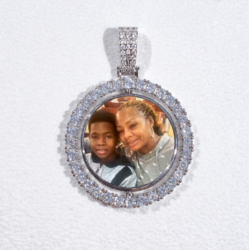 3D Spinning 2-Faced Custom Picture Pendant