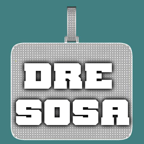 CUSTOM LETTER NECKLACE 3D BIG SQUARE